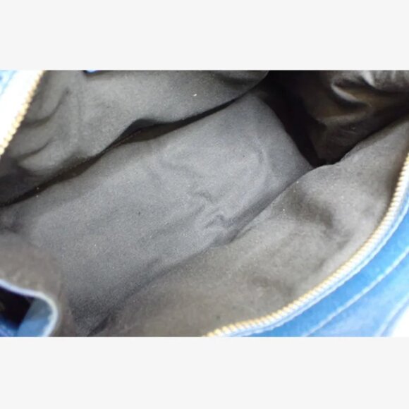 YSL Chyc Navy Leather Bag - Picture 5 of 9